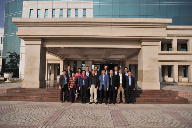 Photo 12 - The delegation in front of Taiyuan Pumping Station.