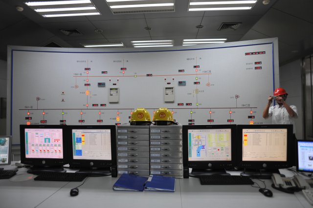 Photo 16 - The control panel at the Qiling Pumping Station.