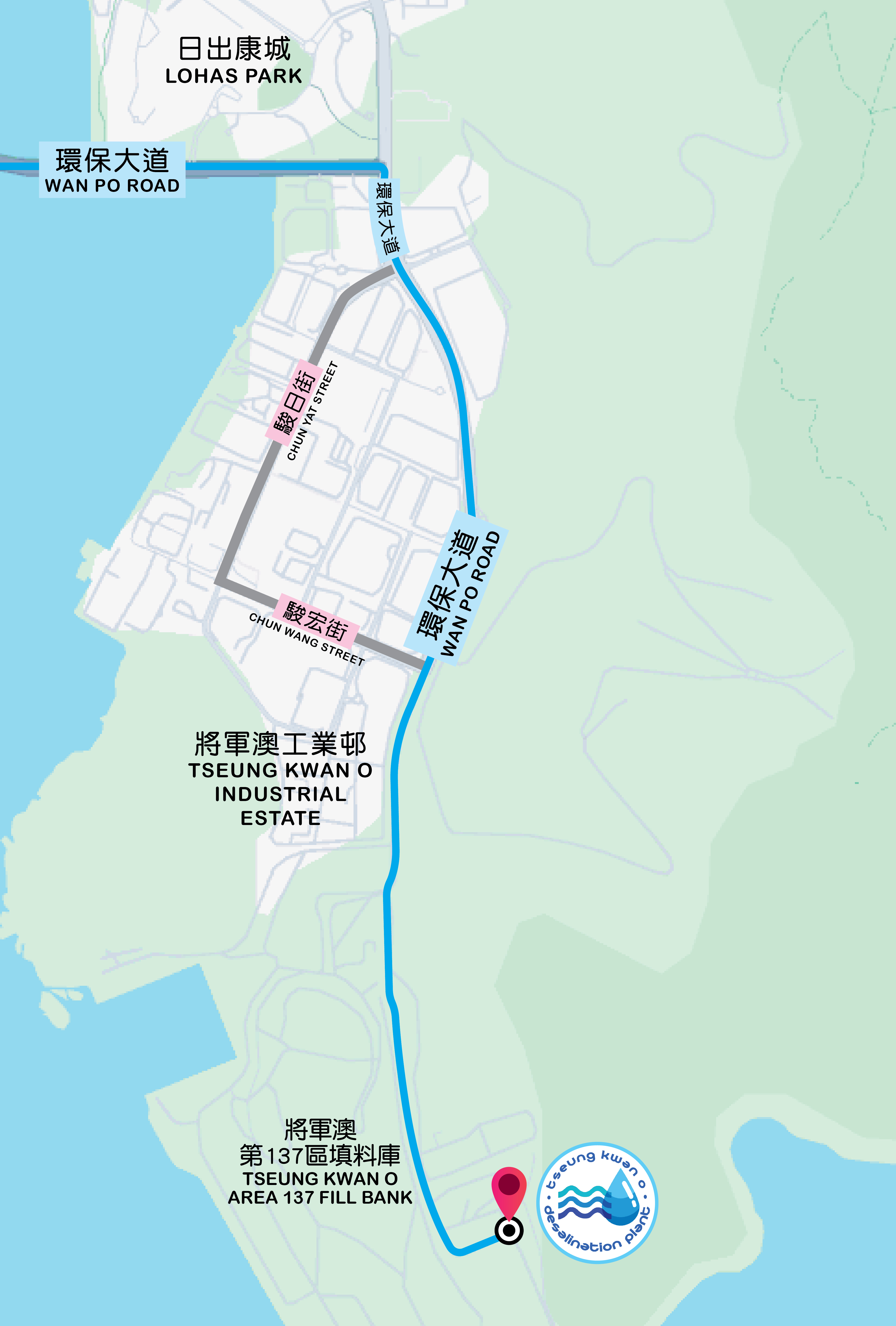 TKODP Route Map