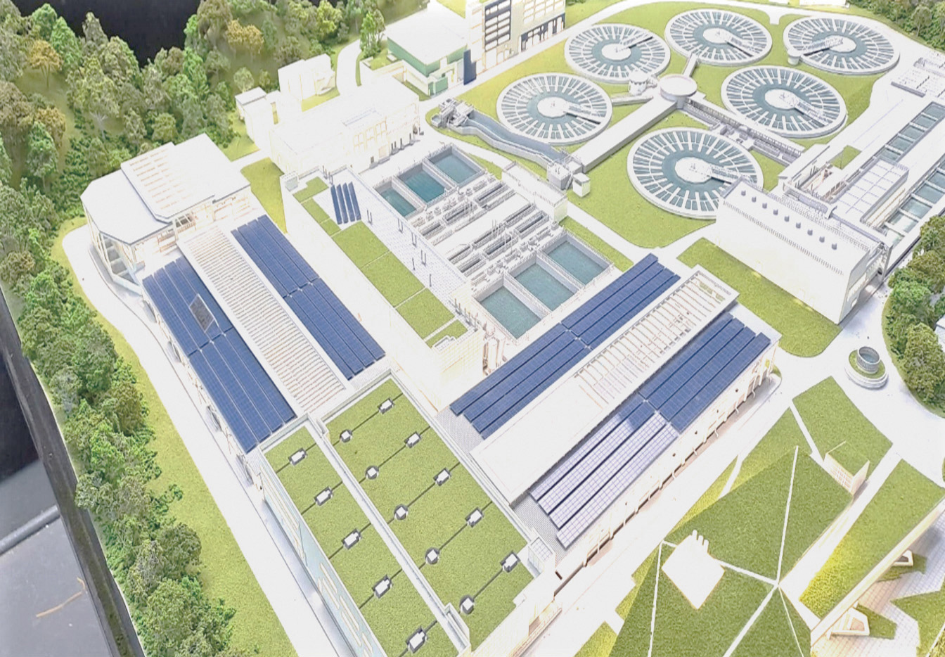 太陽能發電系統構想圖